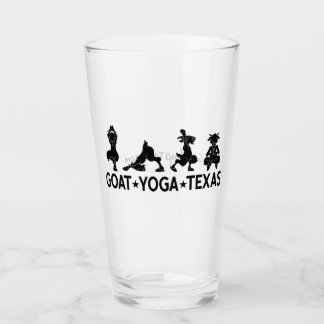 Ziegen-Yoga-Texas-Liter-Glas Glas