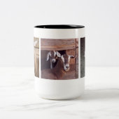 Ziegen Zweifarbige Tasse (Mittel)