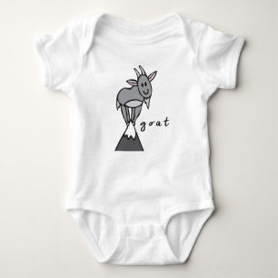 ZiegenBaby-Bodysuit oder Ein-Stück Baby Strampler