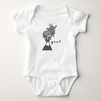ZiegenBaby-Bodysuit oder Ein-Stück Baby Strampler