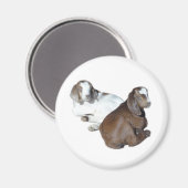 Ziegenbaby-Magnet Magnet (Vorderseite/Rückseite)