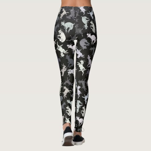 Ziegenbeschuss Leggings (Rückseite)