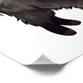 Ziegenbild des Cartoon Poster (Ecke)