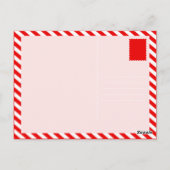 Ziegenbild Postkarte (Rückseite)