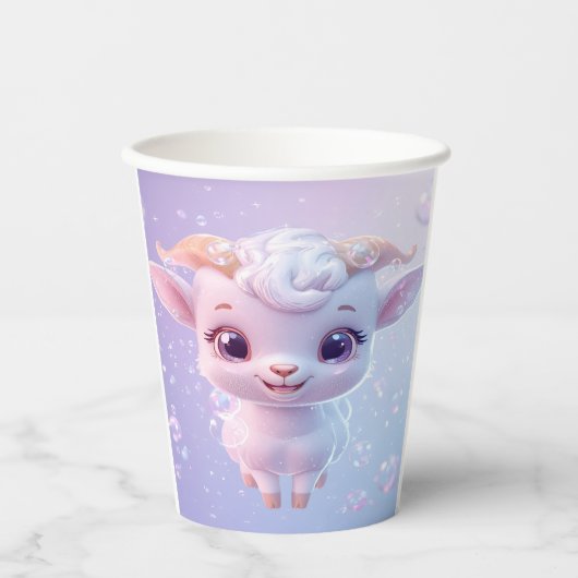 Ziegenblase Pappbecher (Vorderseite)