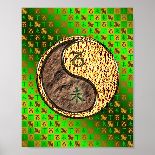 Ziegenbock Poster (Vorne)