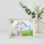 Ziegenbock Postkarte (Stehend Vorderseite)