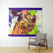 Ziegenbruck und -troll wandteppich (Beispiel (Horizontal))