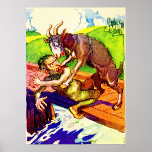 Ziegenbrut und -trolle poster