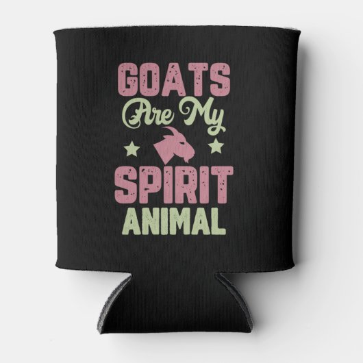 Ziegendesign Dosenkühler (Vorderseite)