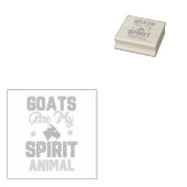 Ziegendesign Gummistempel (Stempel)