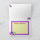 Ziegeneier nach Ostern Feiertagskarte (Innenseite)