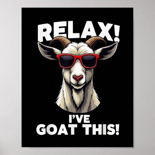 Ziegenentwürfe für Männer Frauen Ziegen Thema häus Poster (Vorne)