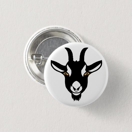 Ziegenetz - Ziegenfleisch - Button (Vorne & Hinten)