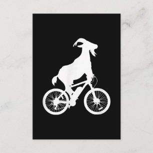 Ziegenfahrer Funny Goat Lover Graphic Begleitkarte