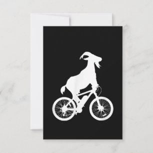 Ziegenfahrer Funny Goat Lover Graphic Dankeskarte