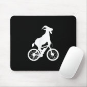 Ziegenfahrer Funny Goat Lover Graphic Mousepad (Mit Mouse)