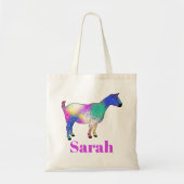 Ziegenfarbige Niedliche Zuchttierzucht Tragetasche (Vorne)