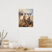 Ziegenfarm Animal Art Print Poster (Küche)