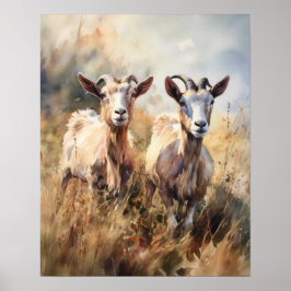 Ziegenfarm Animal Art Print Poster