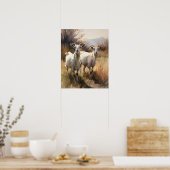 Ziegenfarm Animal Art Print Poster (Küche)