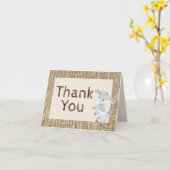 Ziegenfarm Danke Karte (Gelbe Blume)