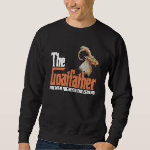 Ziegenfarm Tier Landwirt Ziegenvater Bauernhof Tie Sweatshirt