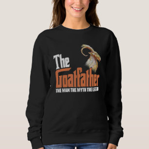 Ziegenfarm Tier Landwirt Ziegenvater Farm Tier Sweatshirt