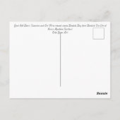 Ziegenfell Postkarte (Rückseite)