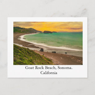 Ziegenfelsstrand Jenner Kalifornien Sonoma-Küste P Postkarte