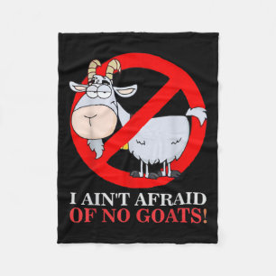 Ziegenfick I Aint Afraid No Goat Baseball - Bla Fleecedecke