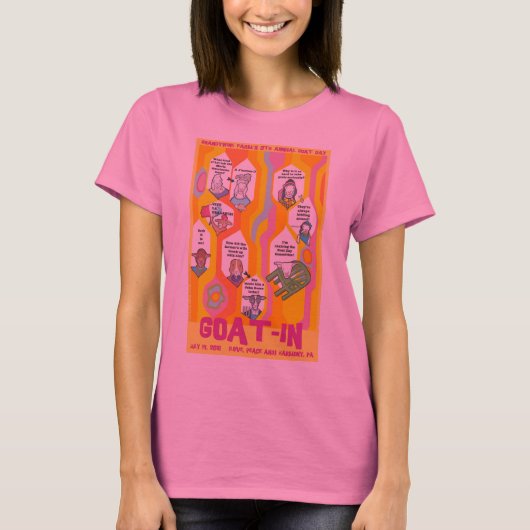 Ziegenfleisch-Krawatte-Farbstoff-T - Shirt (Vorderseite)
