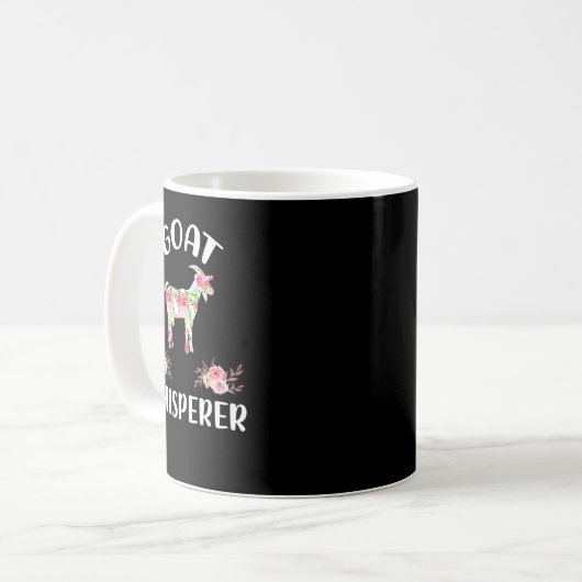 Ziegenflorziege Whisperbucks Experte Kid Caprin Kaffeetasse (Vorderseite Links)