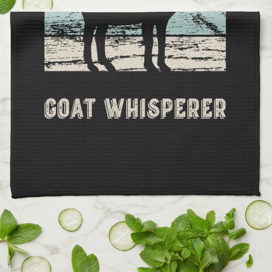 Ziegenflüster Geschirrtuch (Gefaltet)