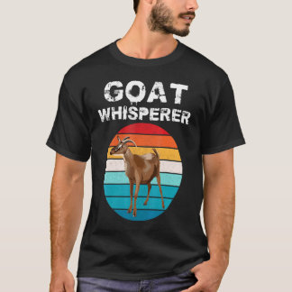 Ziegenflüsterer Ziegenbesitzer Tier Mädchen T-Shir T-Shirt