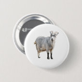 Ziegenfotografie Button (Vorne & Hinten)