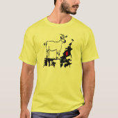 Ziegengestein Vietnamesisches Chinesisches Jahr Zo T-Shirt (Vorderseite)