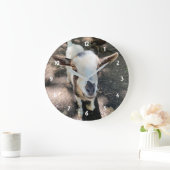 Ziegenhalle Große Wanduhr (Zuhause)