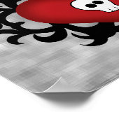 Ziegenhalsherz Poster (Ecke)