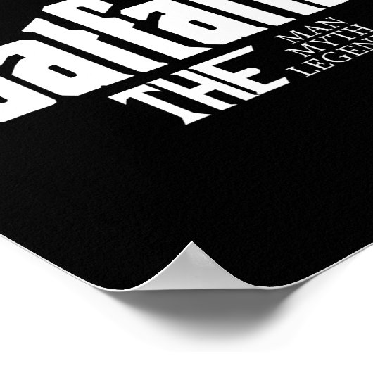 Ziegenhalter-Zuchttier für Bauer Rancher Poster (Ecke)