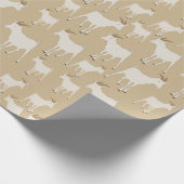 Ziegenhaltung Muster Geschenkpapier (Ecke)
