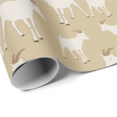 Ziegenhaltung Muster Geschenkpapier (Rolleneckpunkt)