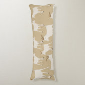 Ziegenhaltung Muster Seitenschläferkissen (Vorderseite Vertikal)