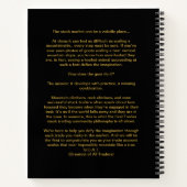 Ziegenhandels-Handelsprotokoll Notizblock (Rückseite)