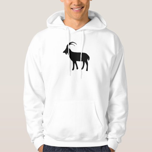 Ziegenhoodie Hoodie (Vorderseite)