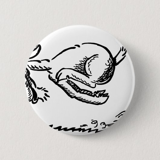 Ziegenhorn-Widder personalisieren Anniversalen Button (Vorderseite)