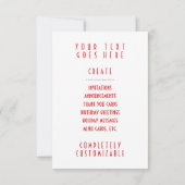 Ziegenillustration Einladung (Rückseite)