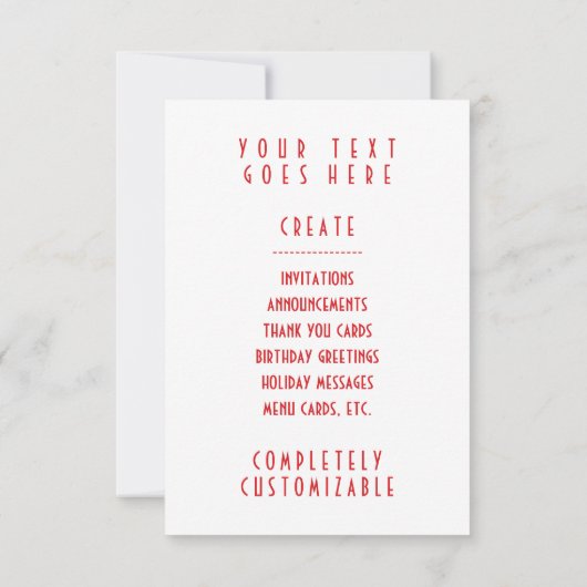 Ziegenillustration Einladung (Rückseite)