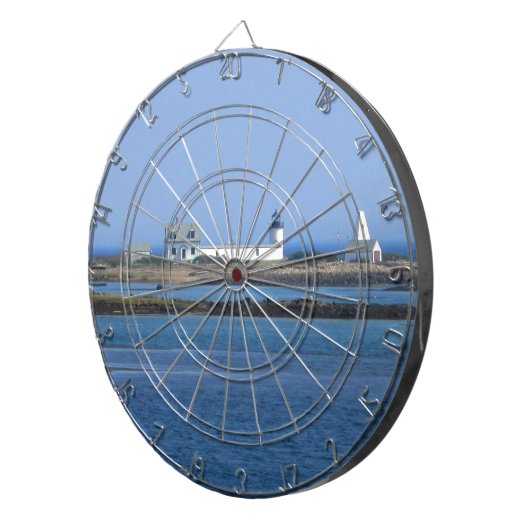 Ziegeninsel Leuchtturm Dartscheibe (Vorderseite rechts)