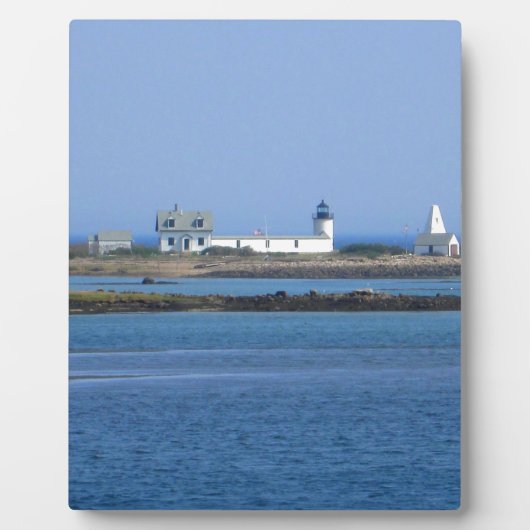 Ziegeninsel Leuchtturm Fotoplatte (Vorderseite)